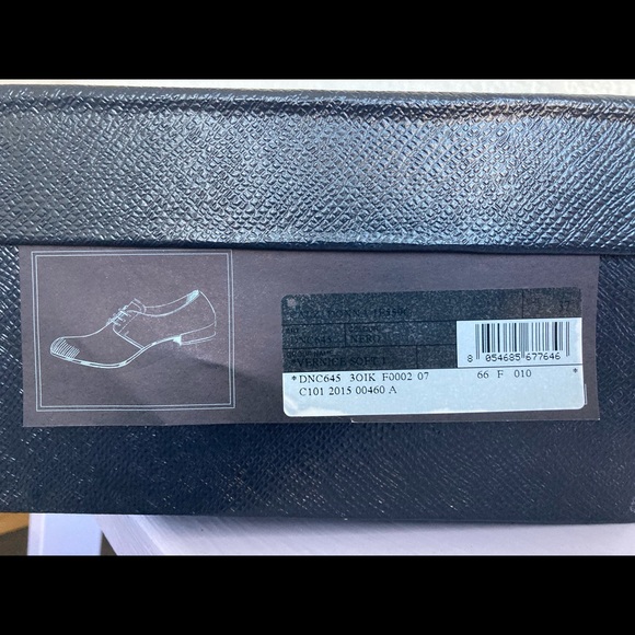 BrandNew Prada DNC645 Lace-up Patent Leather Flats - Picture 4 of 8